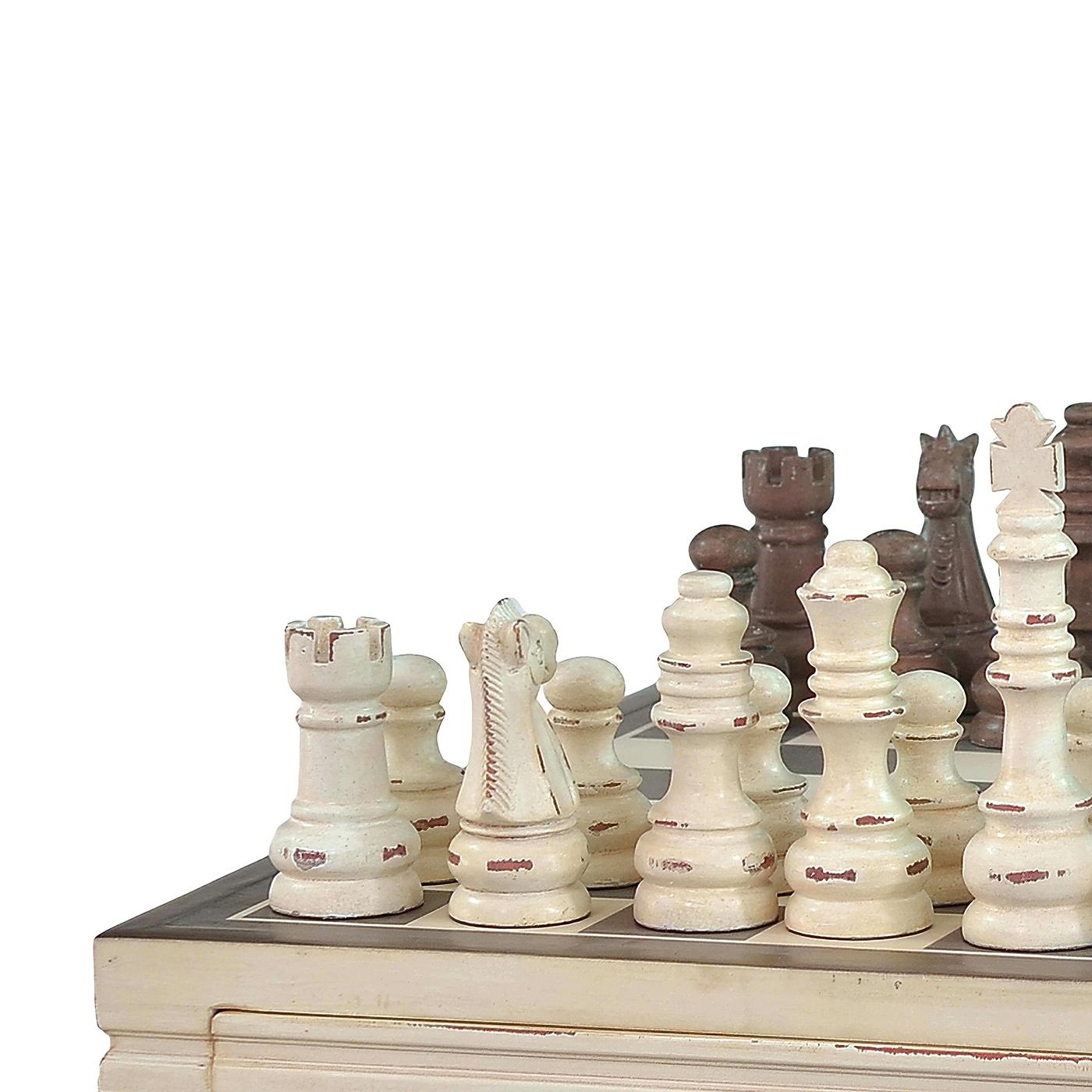 Provincial français Échiquier en bois de style antique en vente
