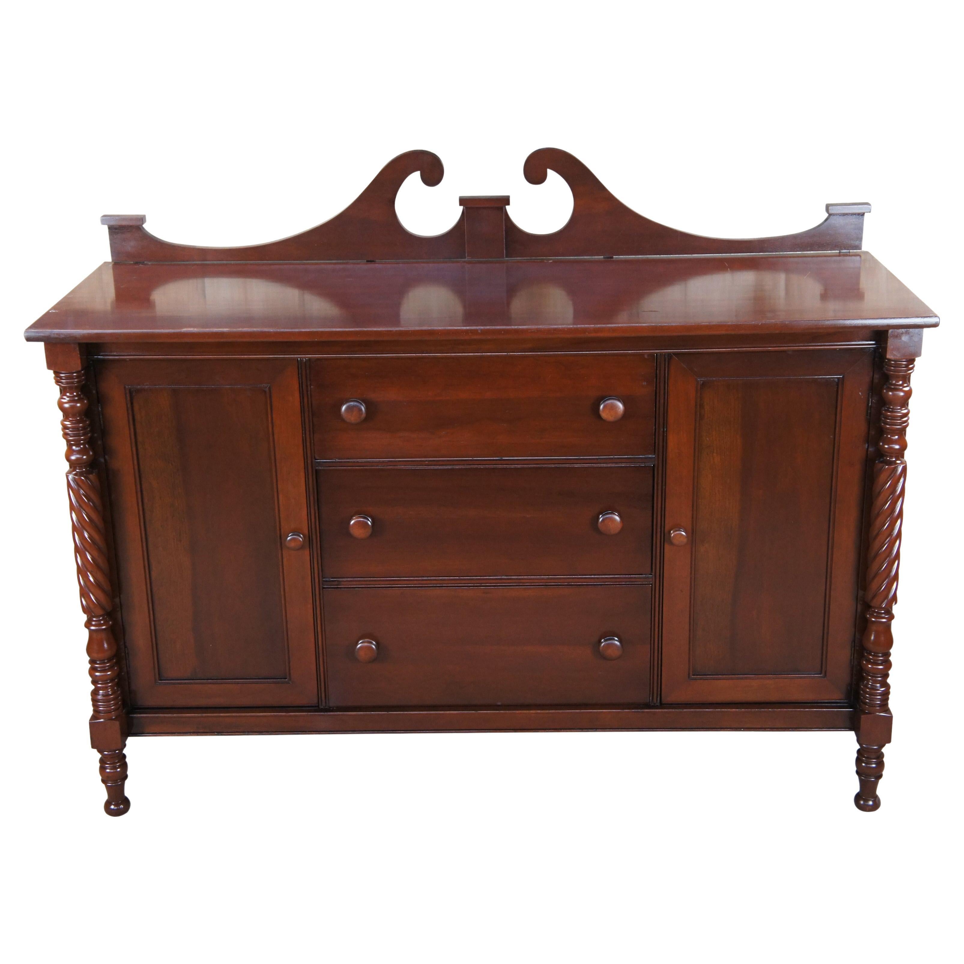 Antique Styled By Park American Empire Cherry Buffet Sideboard Credenza 60"