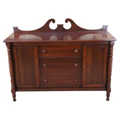 Antique Styled By Park American Empire Cherry Buffet Sideboard Credenza 60"