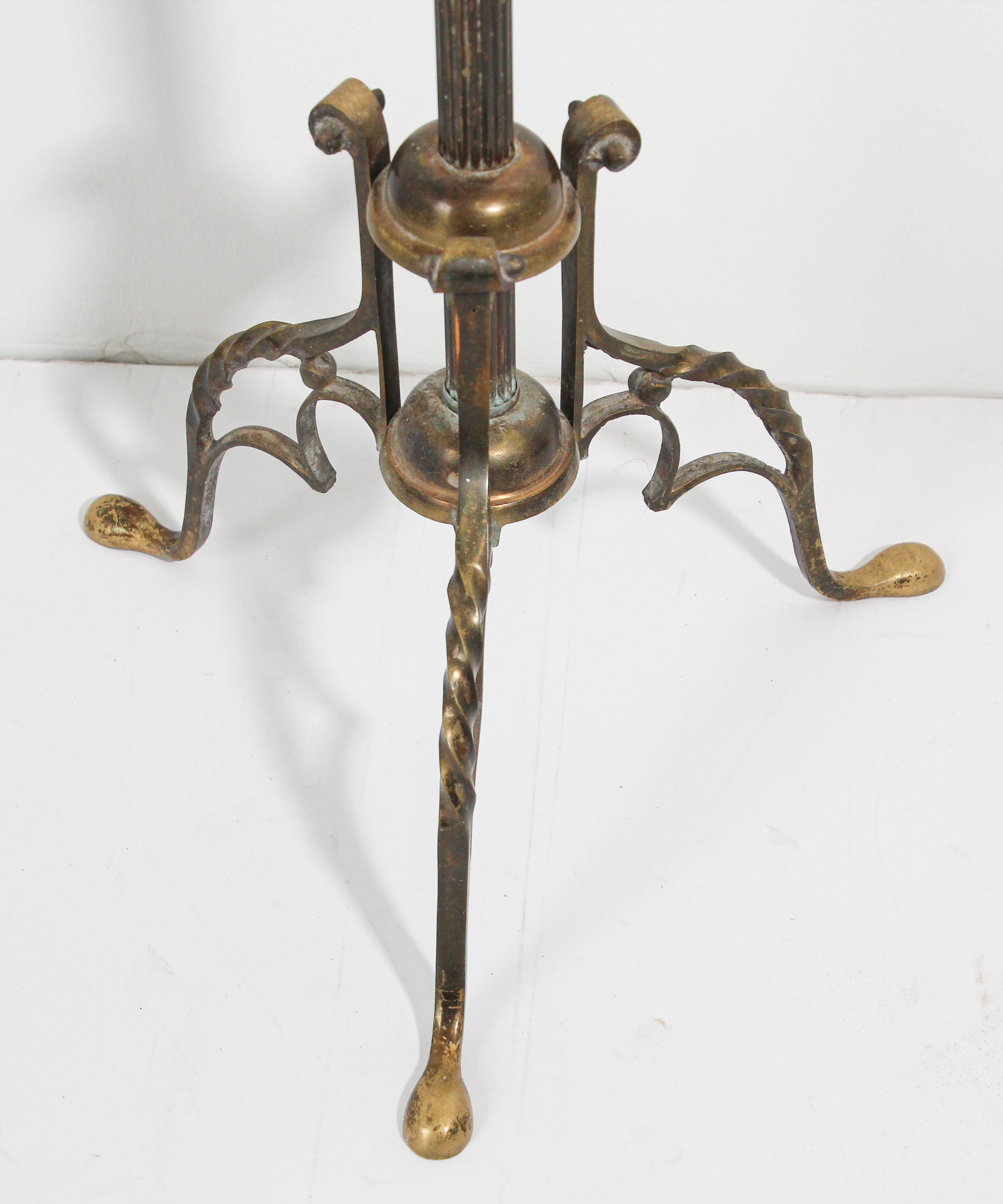 American Antique Stylish Brass Towel Rack Valet Stand