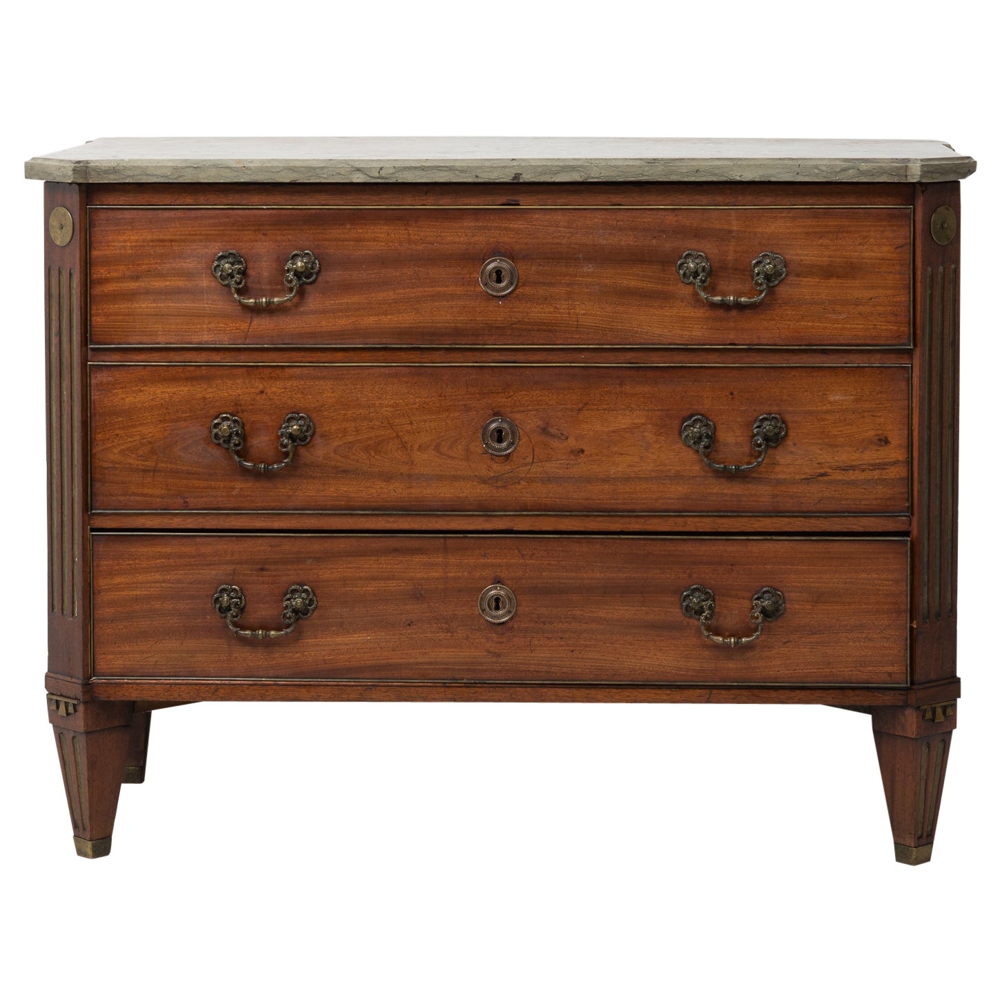 Ancienne commode gustavienne suédoise de Stockholm