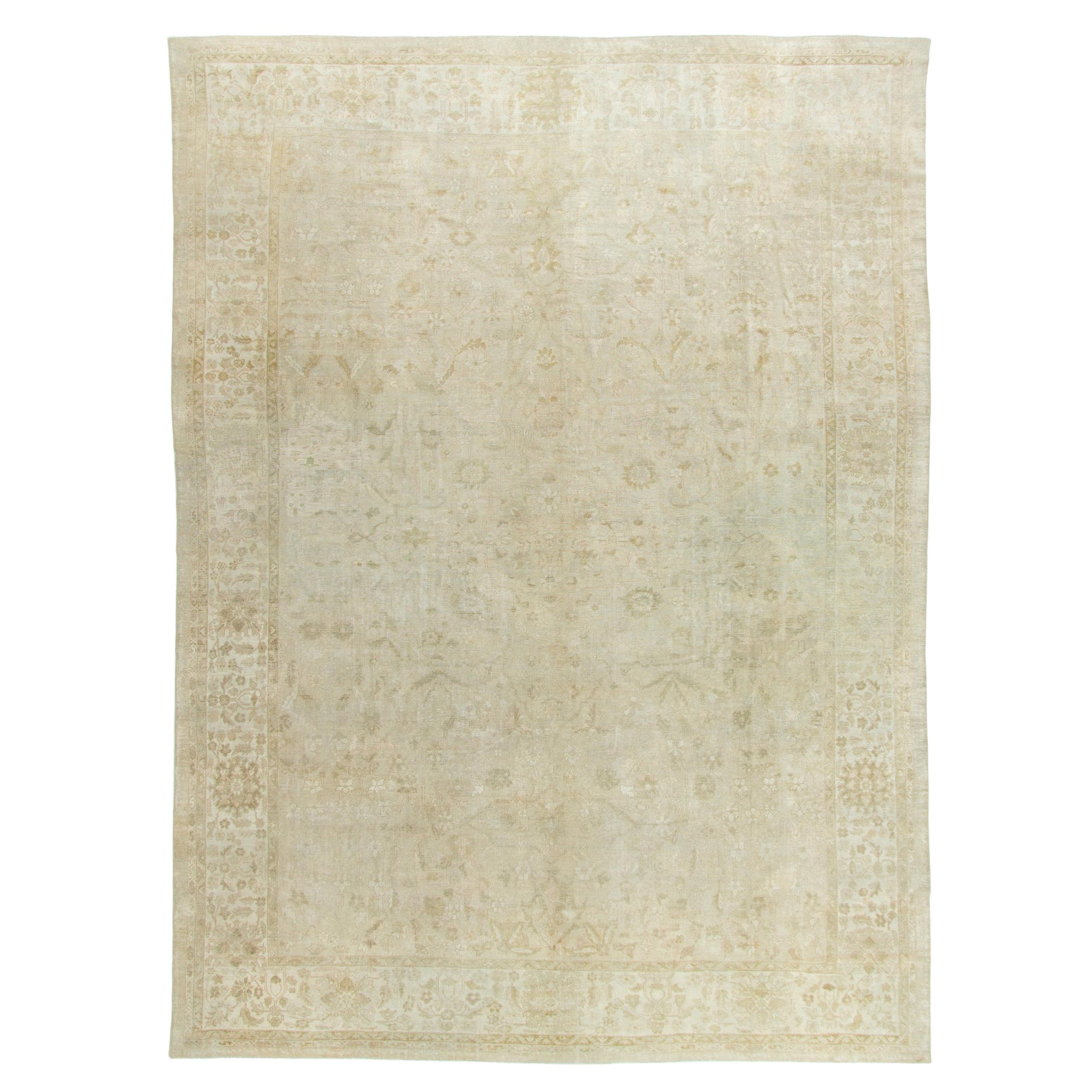 Antique Subdued Sultanabad Rug 11' X 15'6