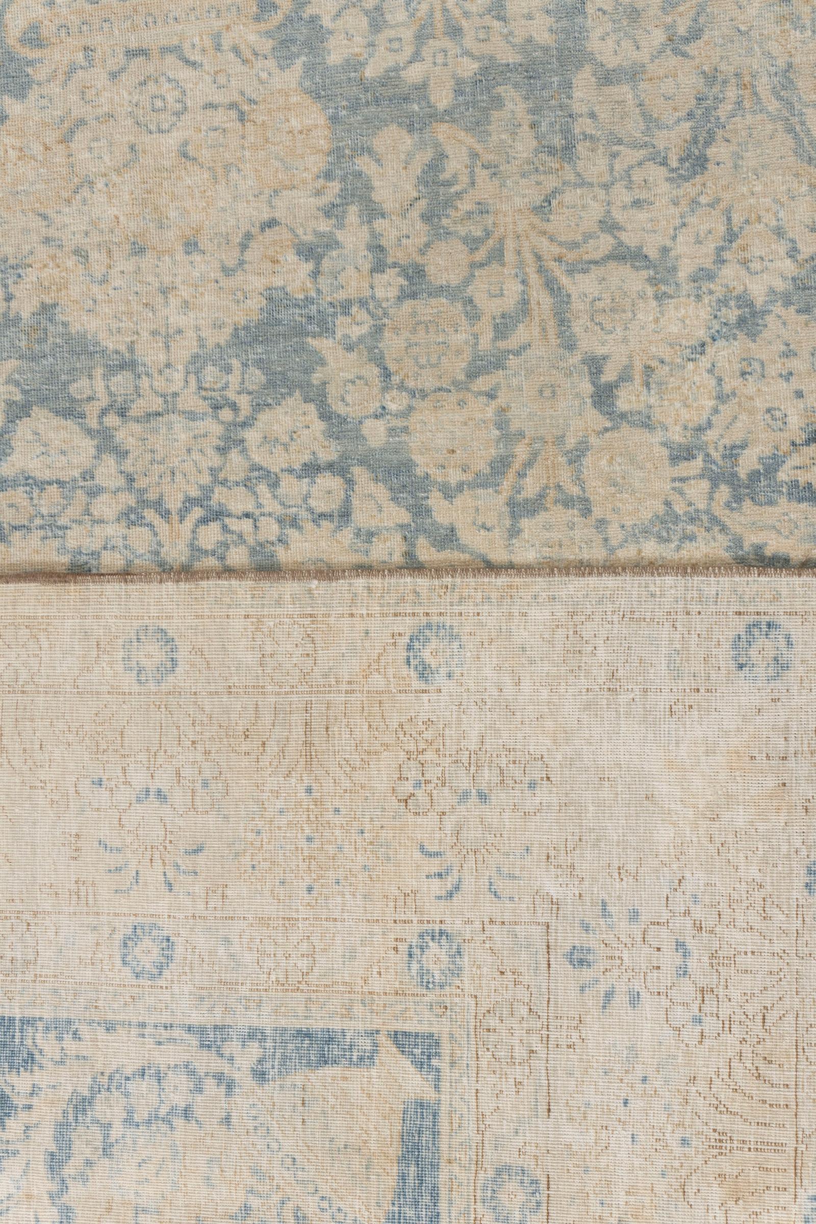 Tappeto Tabriz persiano antico e sobrio 6'7 X 9'7 in vendita 3