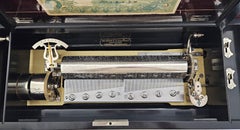 Antique Sublime Harmony Cylinder Music Box by George Baker. Geneva, c. 1885
