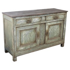 Antique Substantial French Painted Buffet