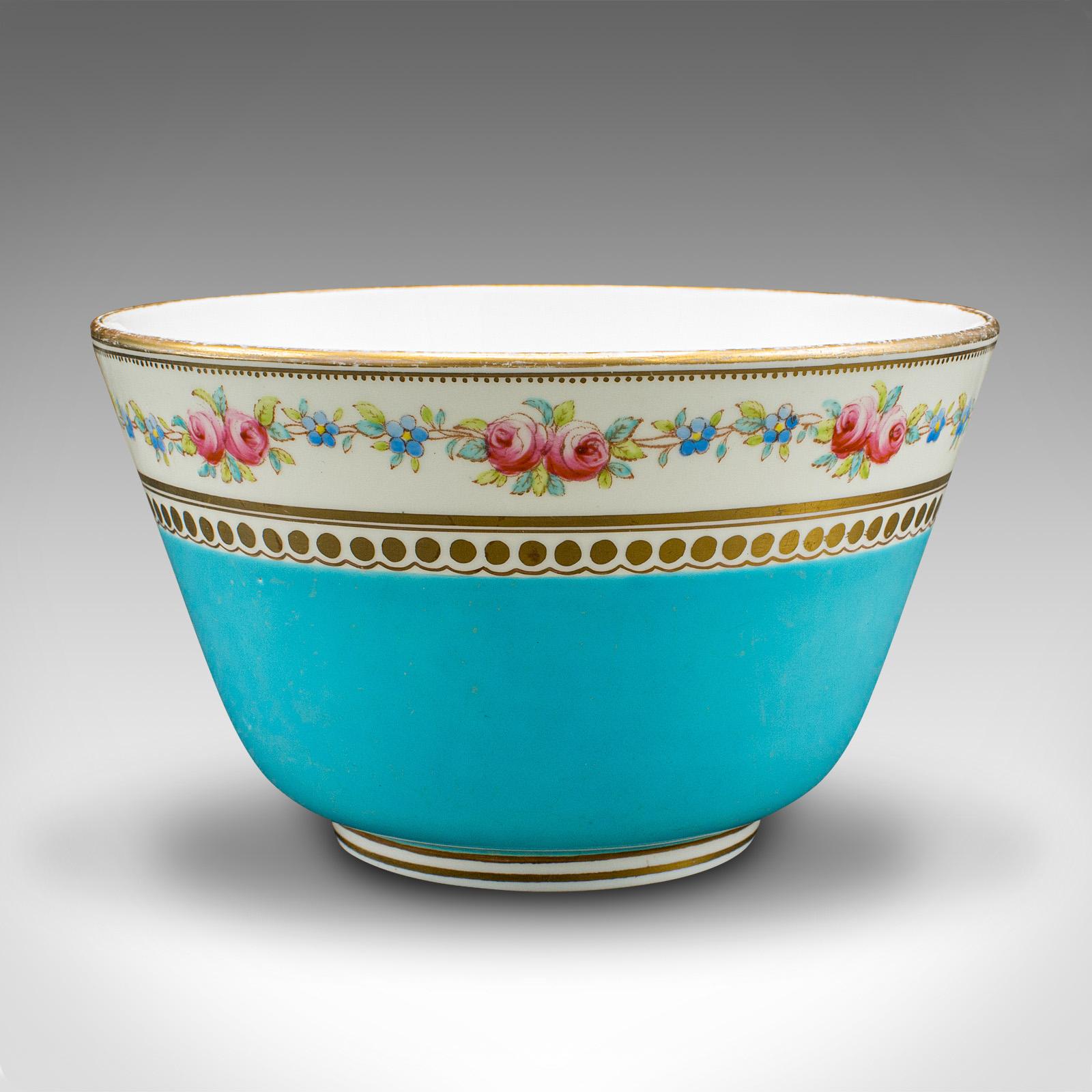 Mid-Century Modern Antique Sugar Bowl, English, Ceramic, Afternoon Tea Dish, Early 20th Century For Sale
