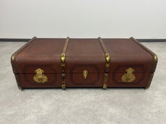Antique Suitcase Overseas Travel Case
