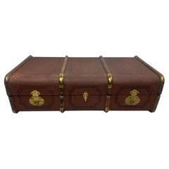 Antique valise de voyage à l'étranger