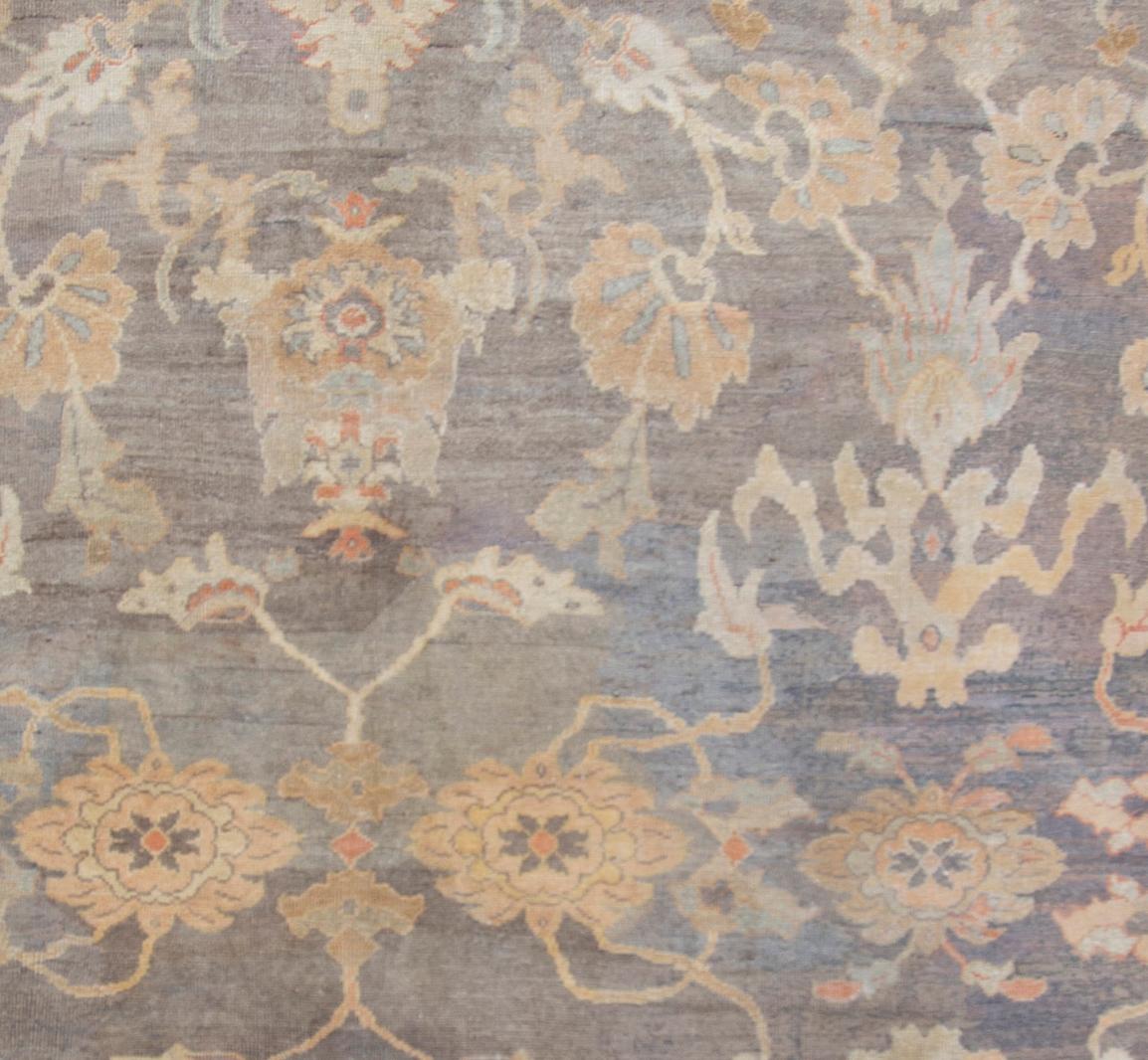 Tappeto antico Sultanabad Rugs blu, 11' x 16'3 in vendita 1