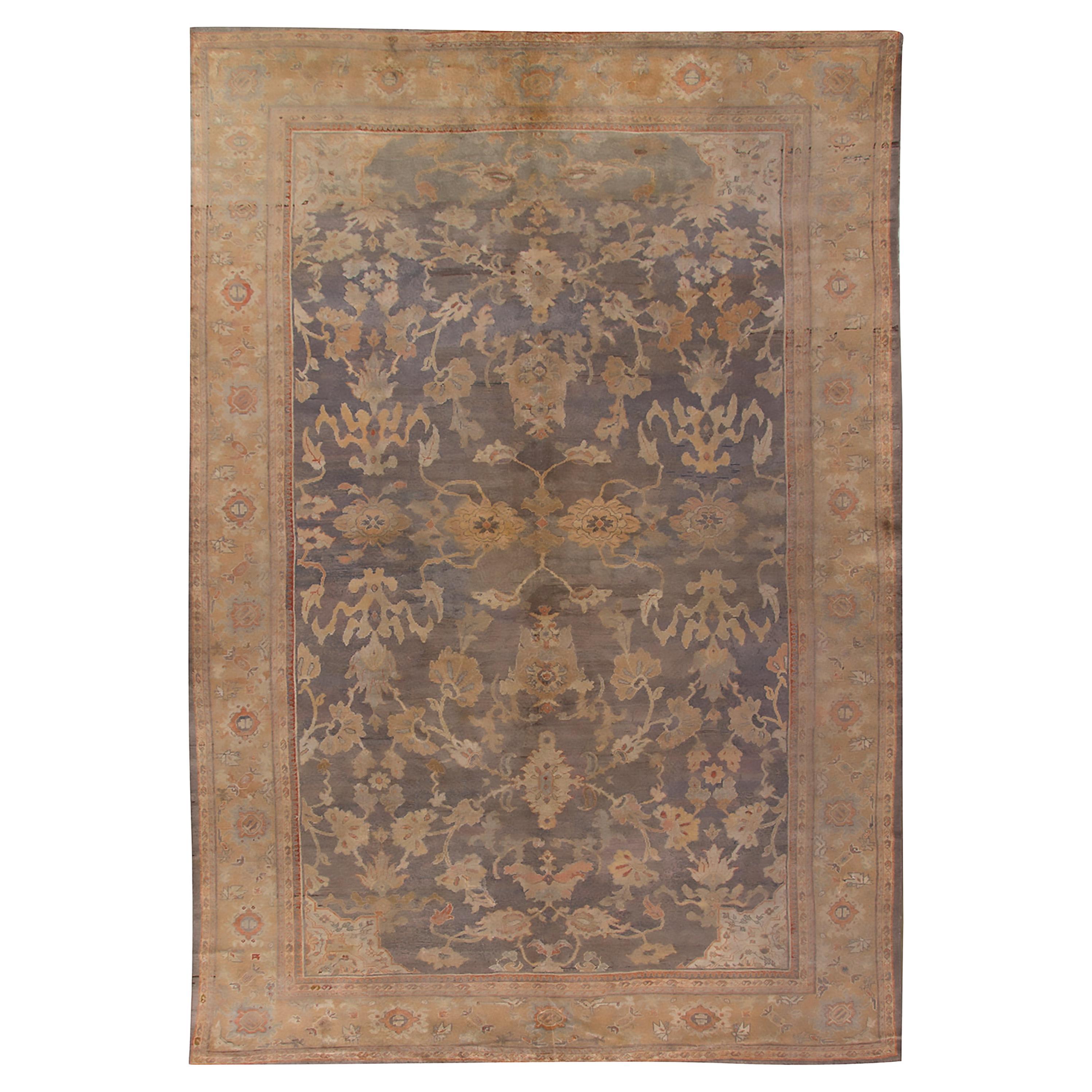 Tapis ancien Sultanabad Rugs bleu, 11' x 16'3