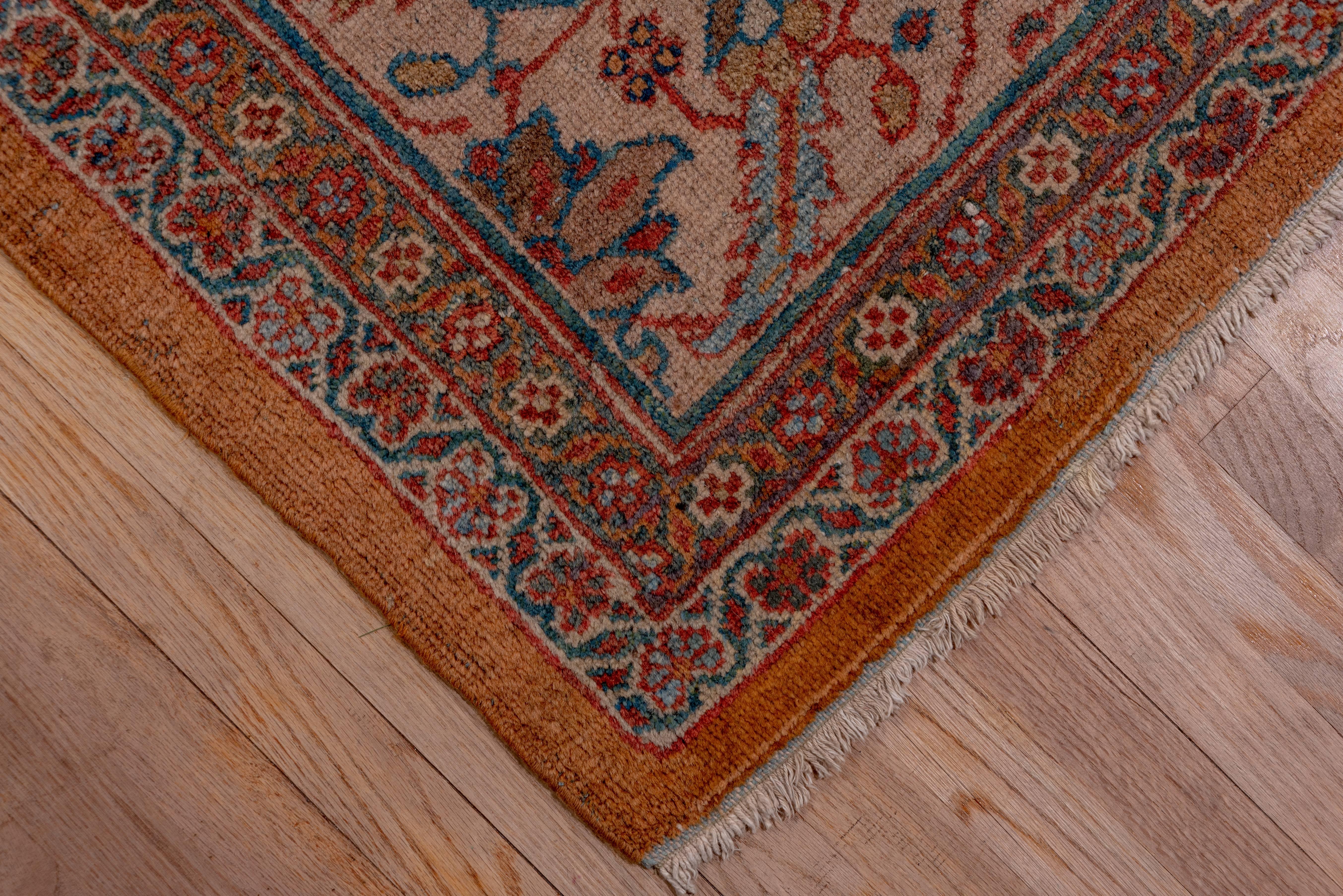 Hand-Knotted Antique Sultanabad Carpet, circa 1900s