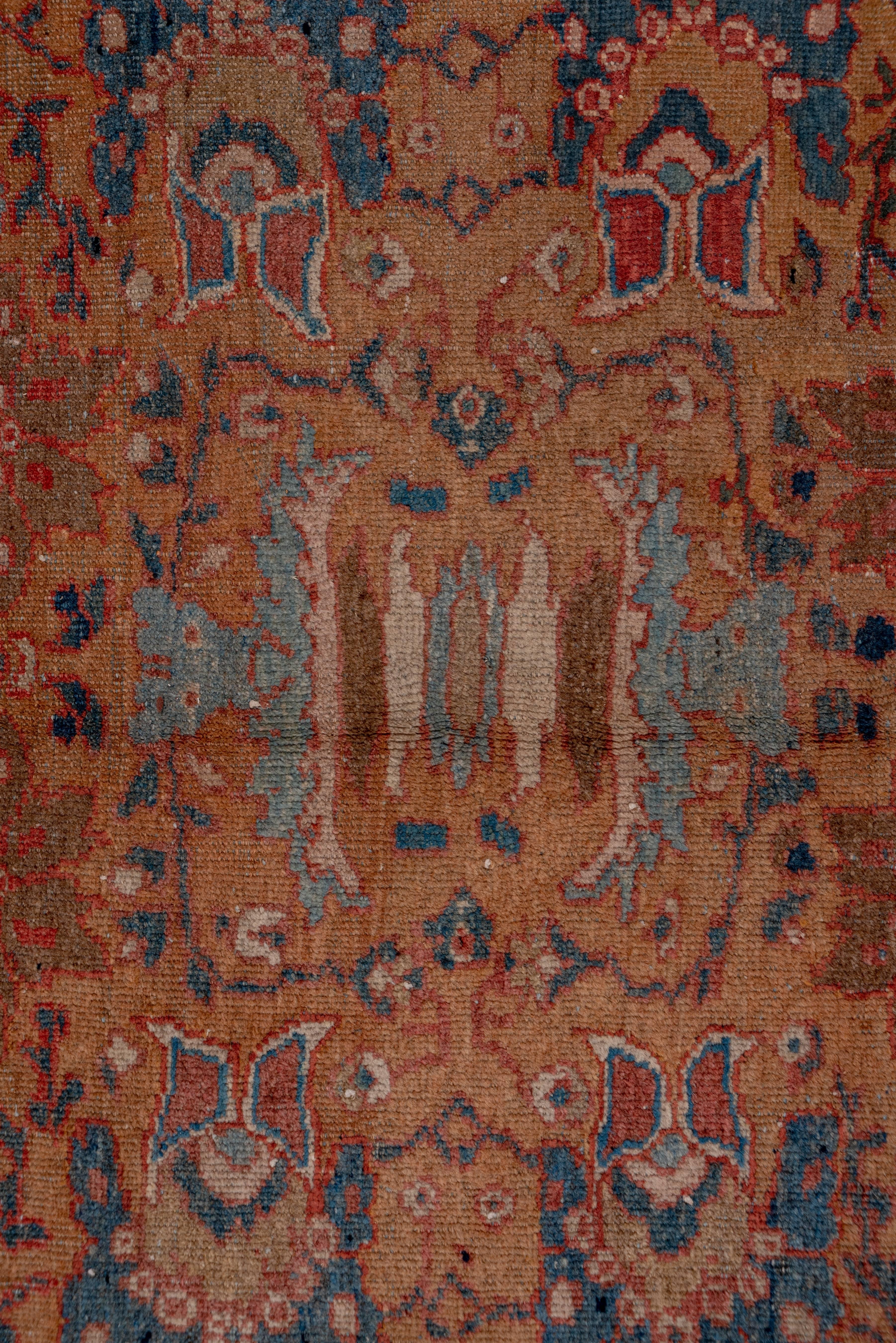 Wool Antique Sultanabad Carpet, circa 1900s