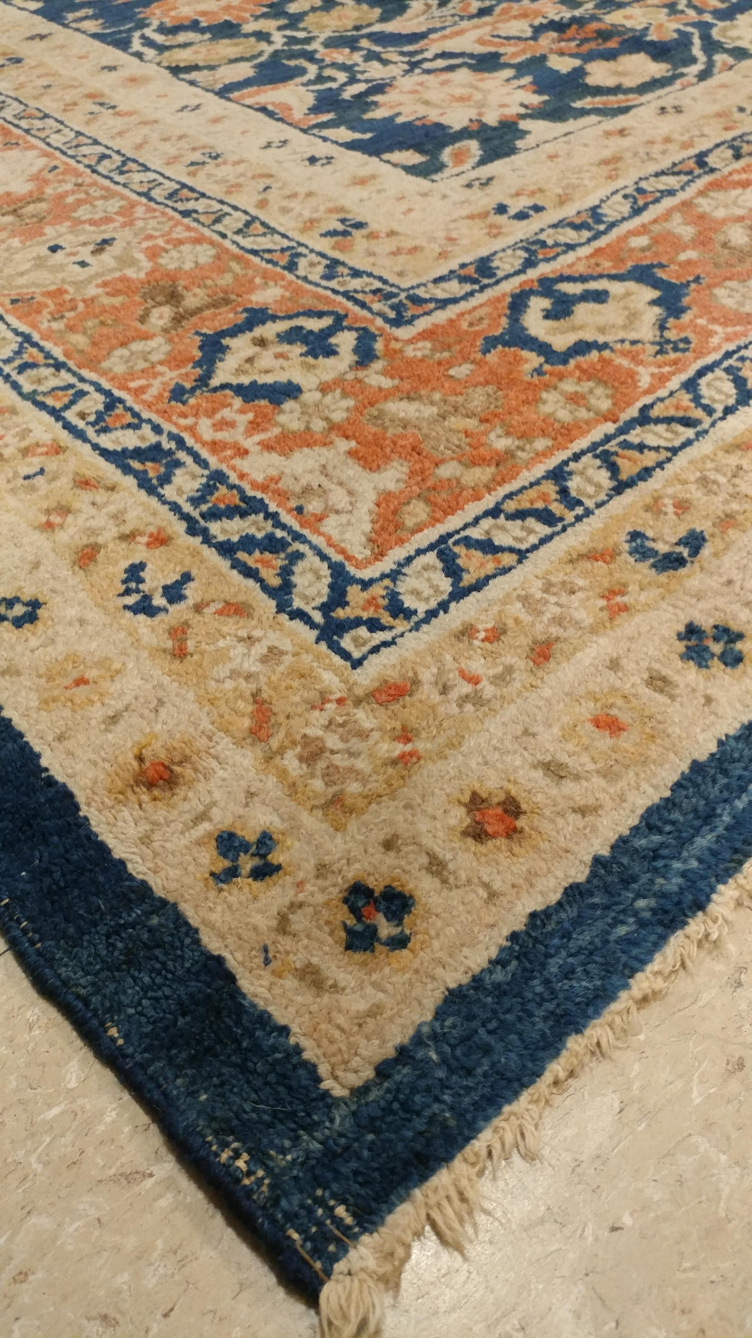 19th Century Antique Sultanabad Carpet For Sale