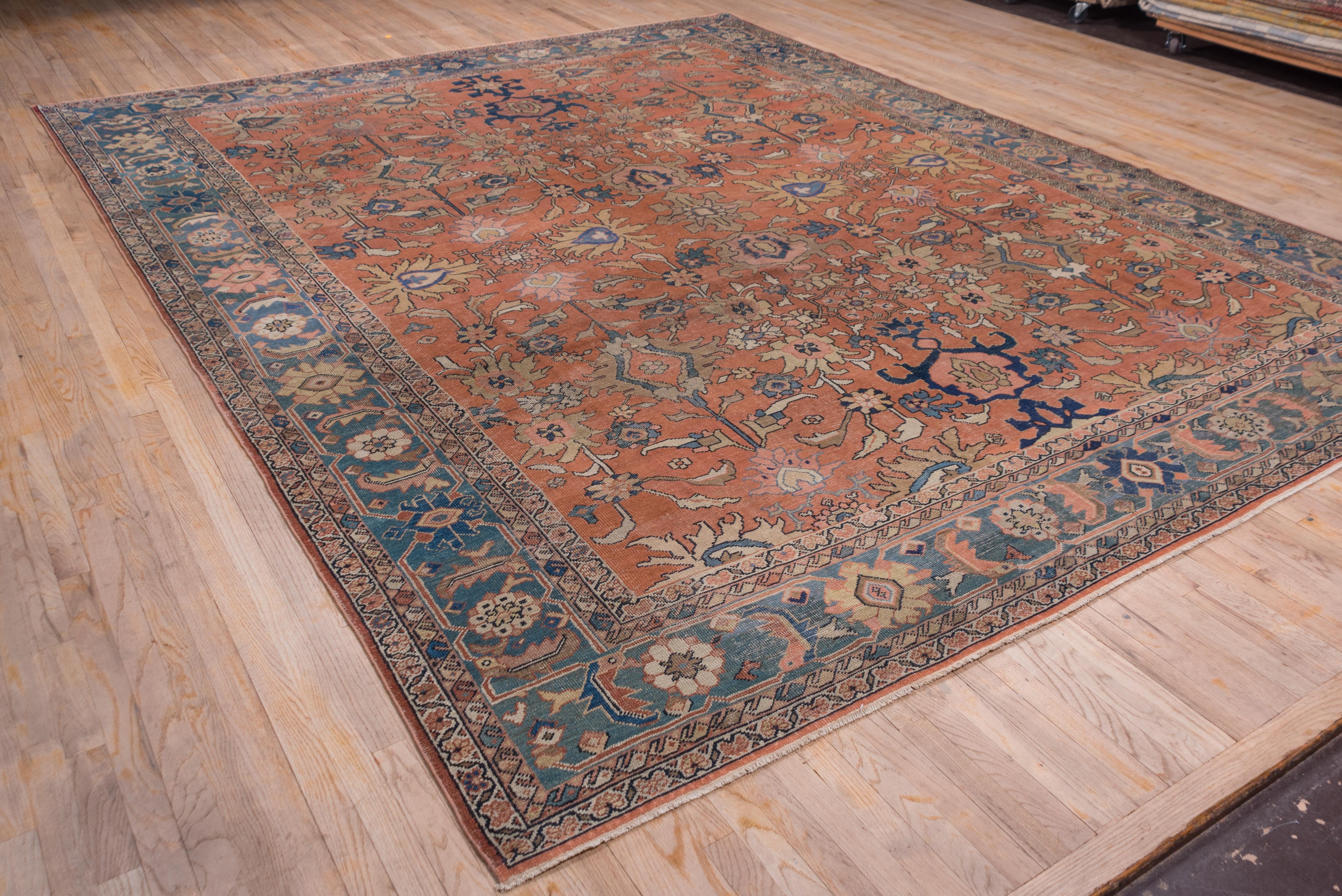 Antiker Sultanabad-Teppich, weiche Palette, um 1910 im Angebot 3