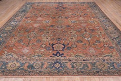 Antique Sultanabad Carpet, Soft Palette, circa 1910s