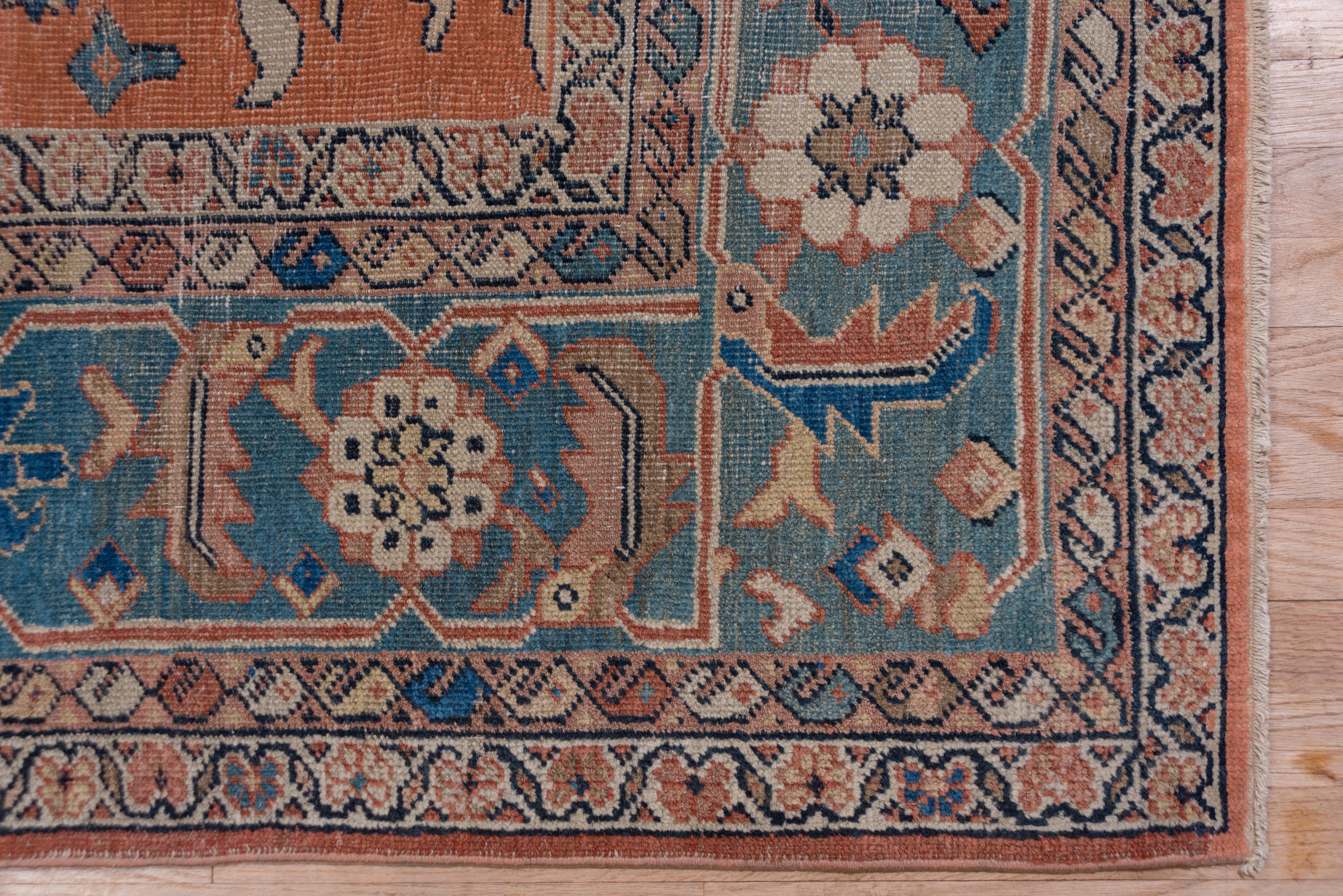 Antiker Sultanabad-Teppich, weiche Palette, um 1910 (Handgeknüpft) im Angebot