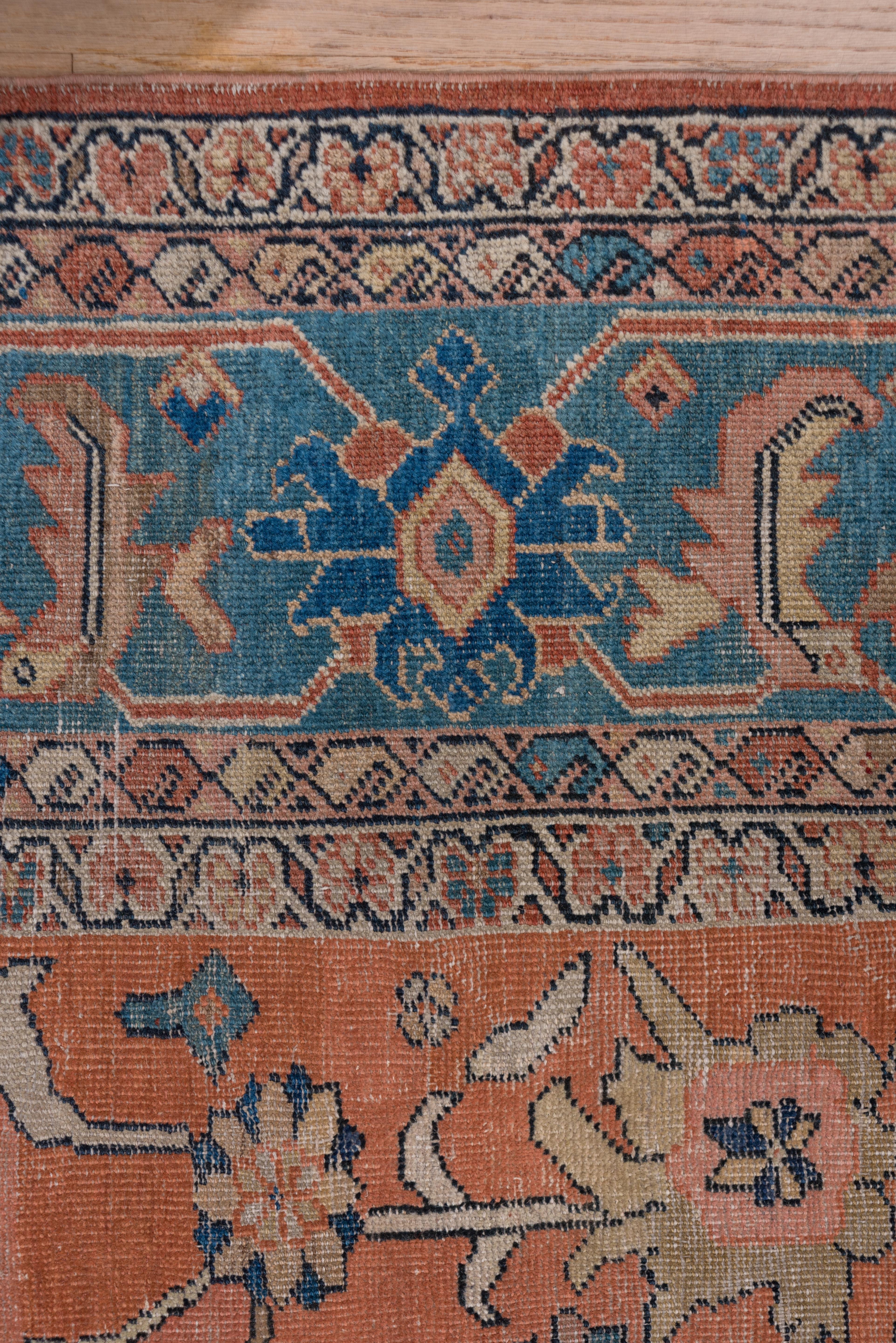 Antiker Sultanabad-Teppich, weiche Palette, um 1910 (20. Jahrhundert) im Angebot
