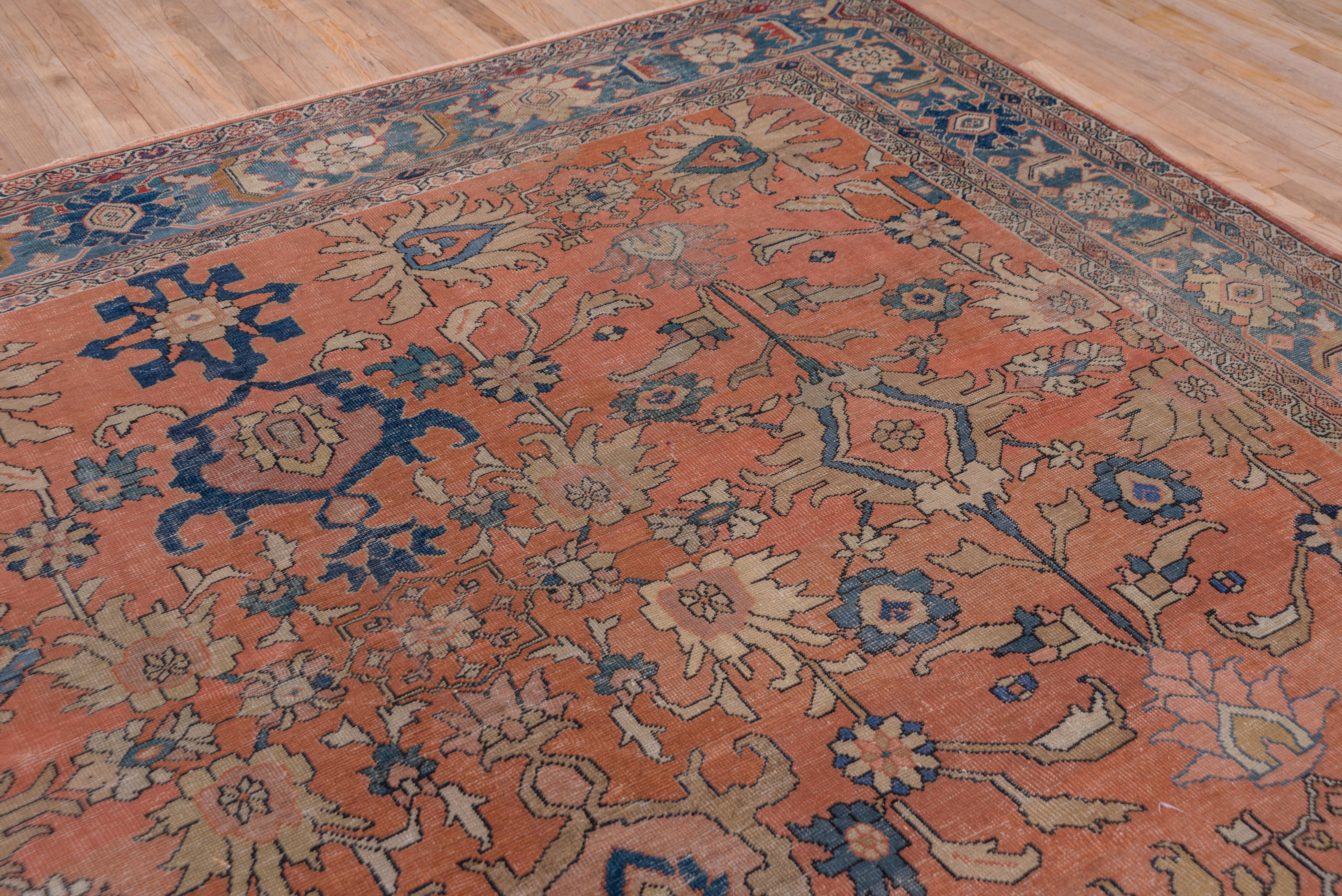 Antiker Sultanabad-Teppich, weiche Palette, um 1910 im Angebot 2