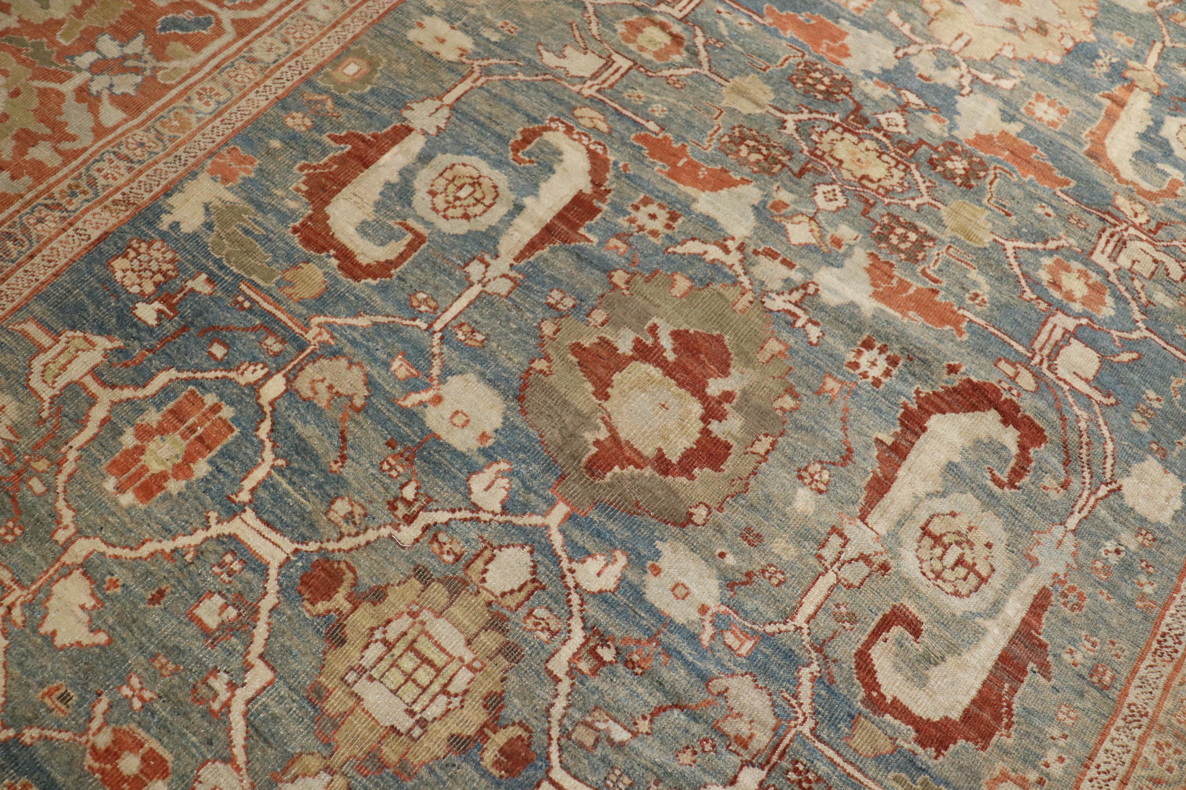 Antiker persischer Sultanabad Mahal-Teppich im Angebot 2