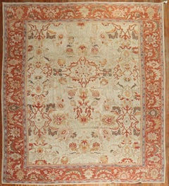 Antique Sultanabad Persian Carpet