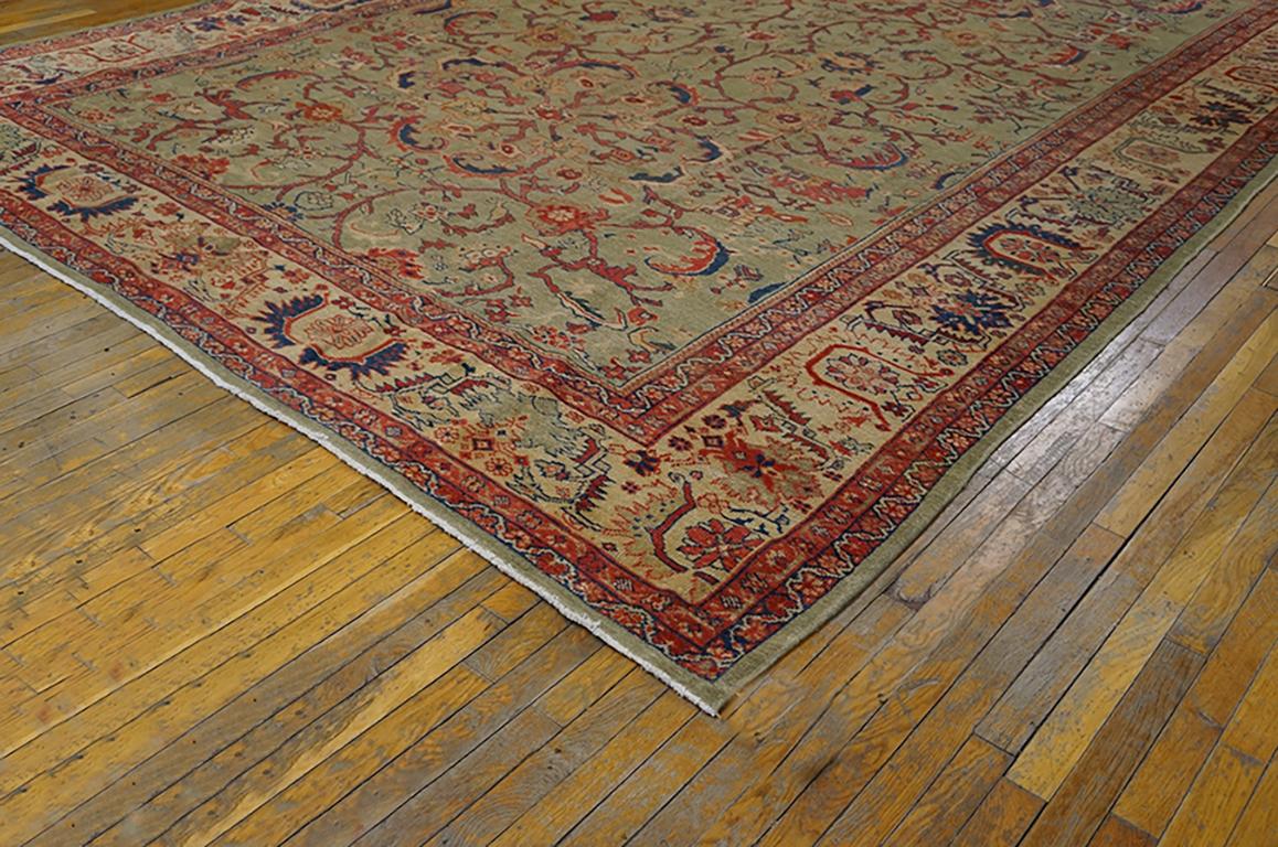 Hand-Knotted Antique Sultanabad Persian Rug 10' 0