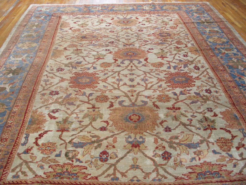 Antique Sultanabad Persian rug, measures: 10'0