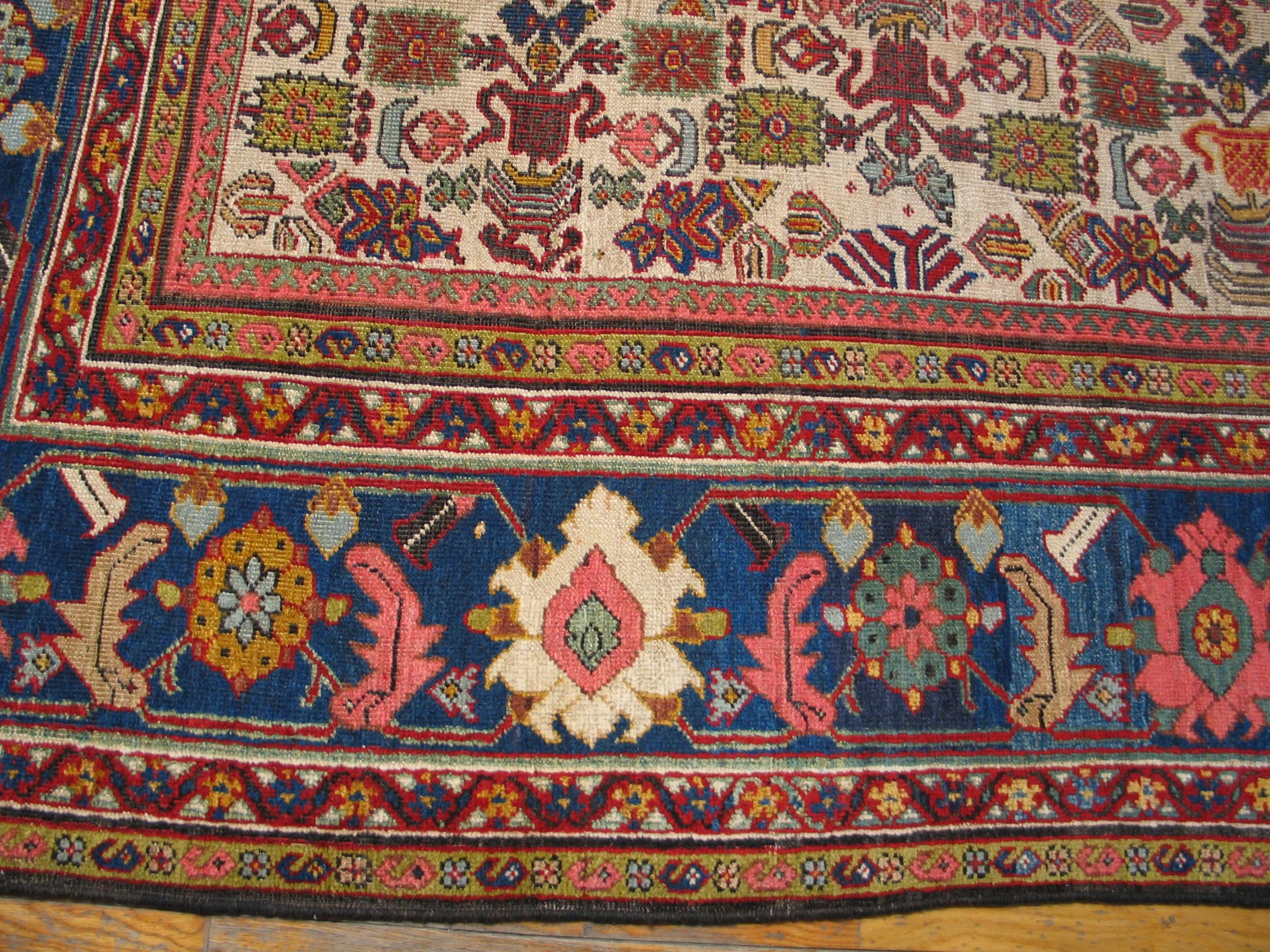 Early 20th Century Persian Sultanabad Carpet ( 10'10