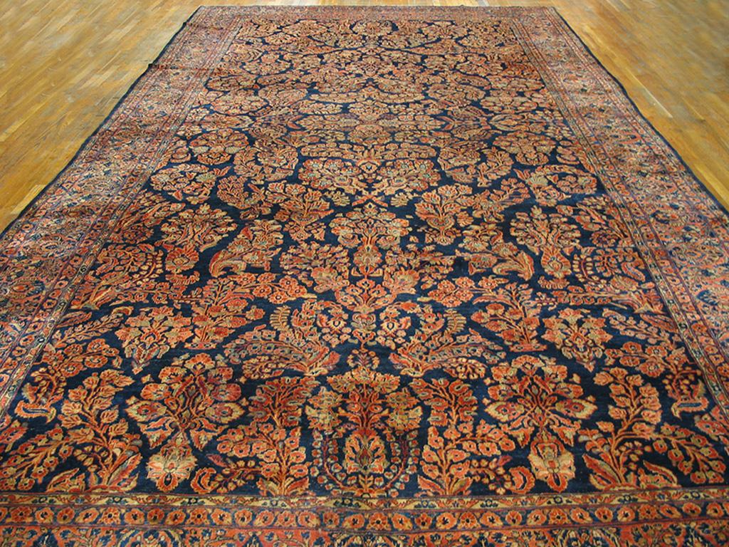 Antiker persischer Sarouk-Teppich
10'2