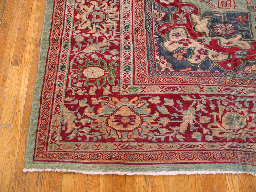 Late 19th Century Persian Sultanabad Carpet ( 10'8