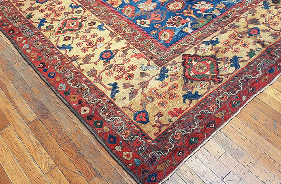 19th Century Persian Ziegler Sultanabad Carpet ( 10'8