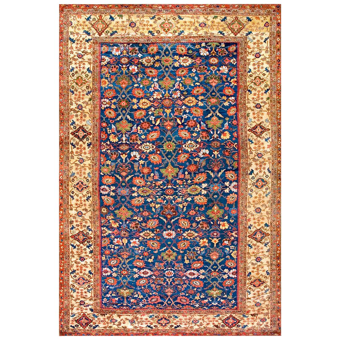 19th Century Persian Ziegler Sultanabad Carpet ( 10'8" x 16' - 325 x 488 ) For Sale