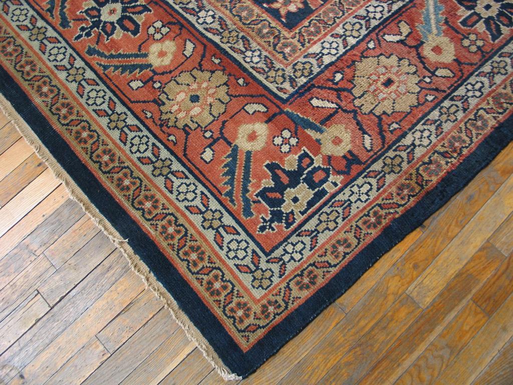Hand-Knotted Antique Sultanabad Persian Rug 11' 8