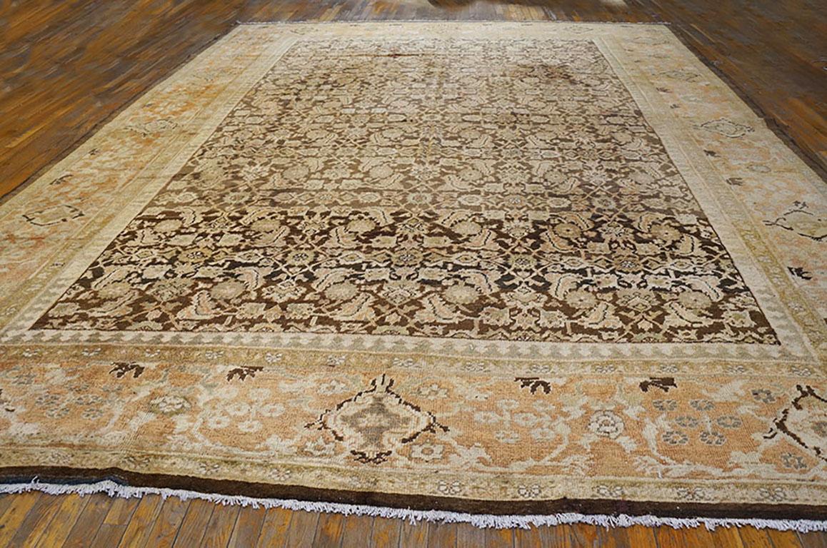 Hand-Knotted Late 19th Century Persian Sultanabad Carpet ( 12' x 15'6