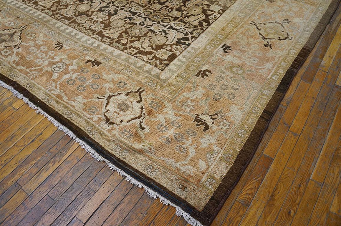 Wool Late 19th Century Persian Sultanabad Carpet ( 12' x 15'6