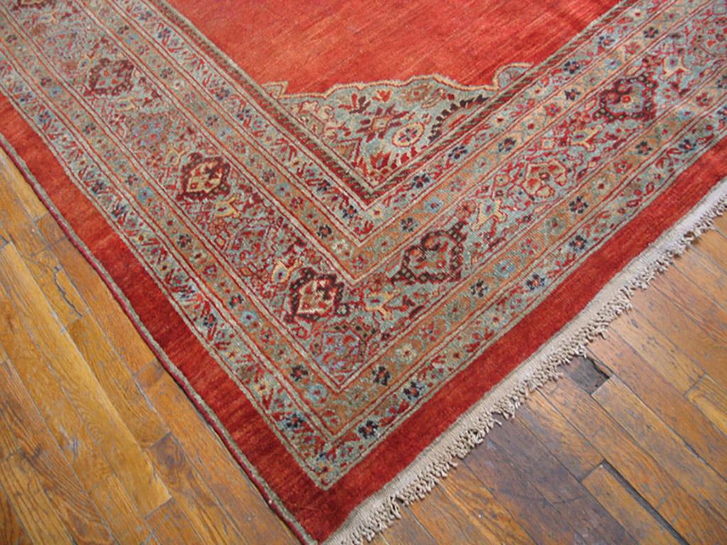 Antique Sultanabad Persian rug, measures: 12'4