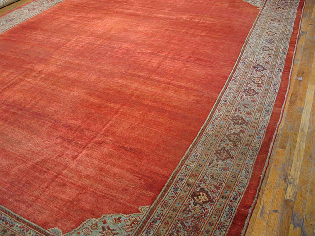Late 19th Century Antique Sultanabad Persian Rug For Sale