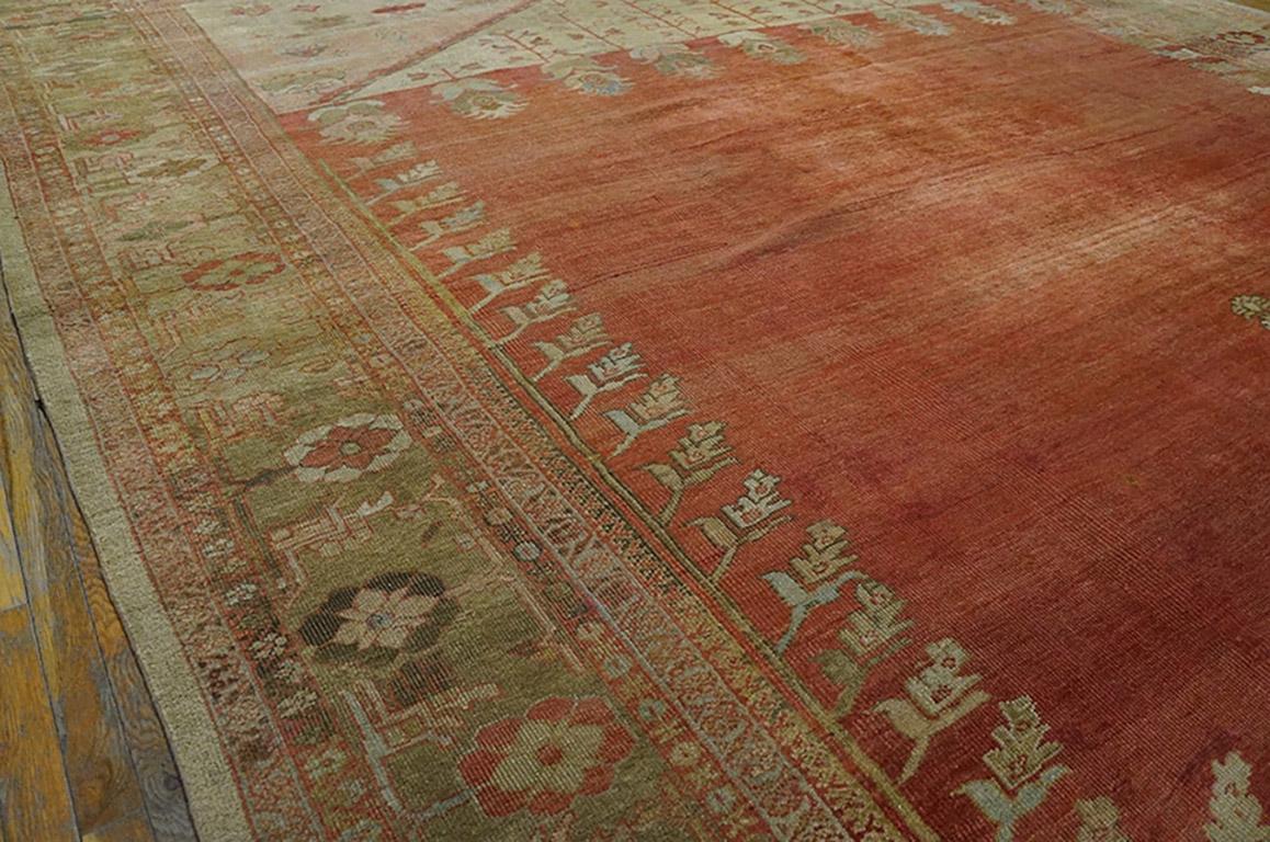 Antique Persian Ziegler Sultanabad Persian Carpet (12'8