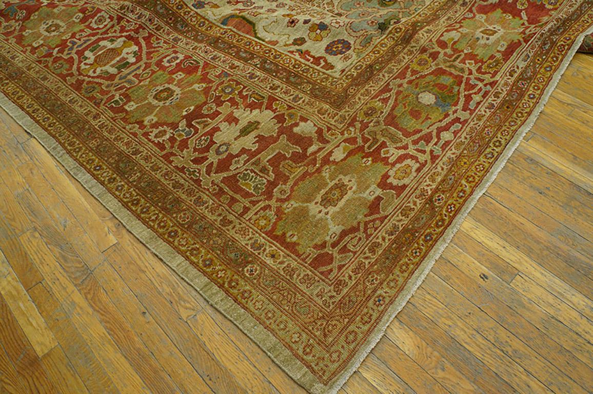 Hand-Woven 19th Century Persian Ziegler Sultanabad Persian Carpet (17' x 23' 6