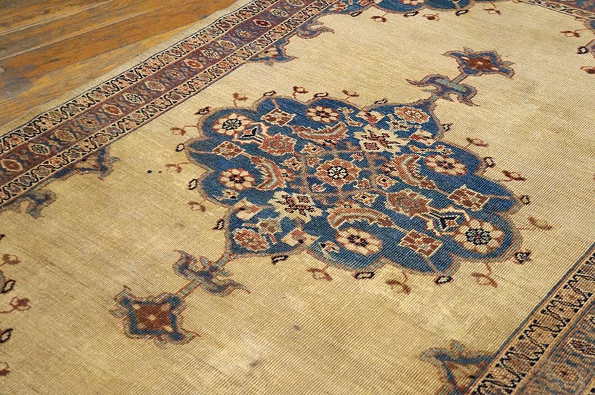 Hand-Knotted Antique Sultanabad Persian Rug For Sale