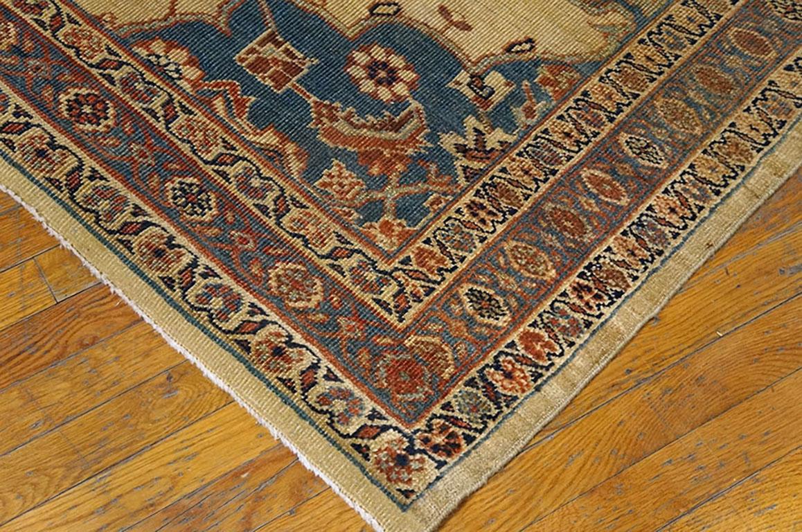 Tappeto persiano Sultanabad del XIX secolo ( 4'6