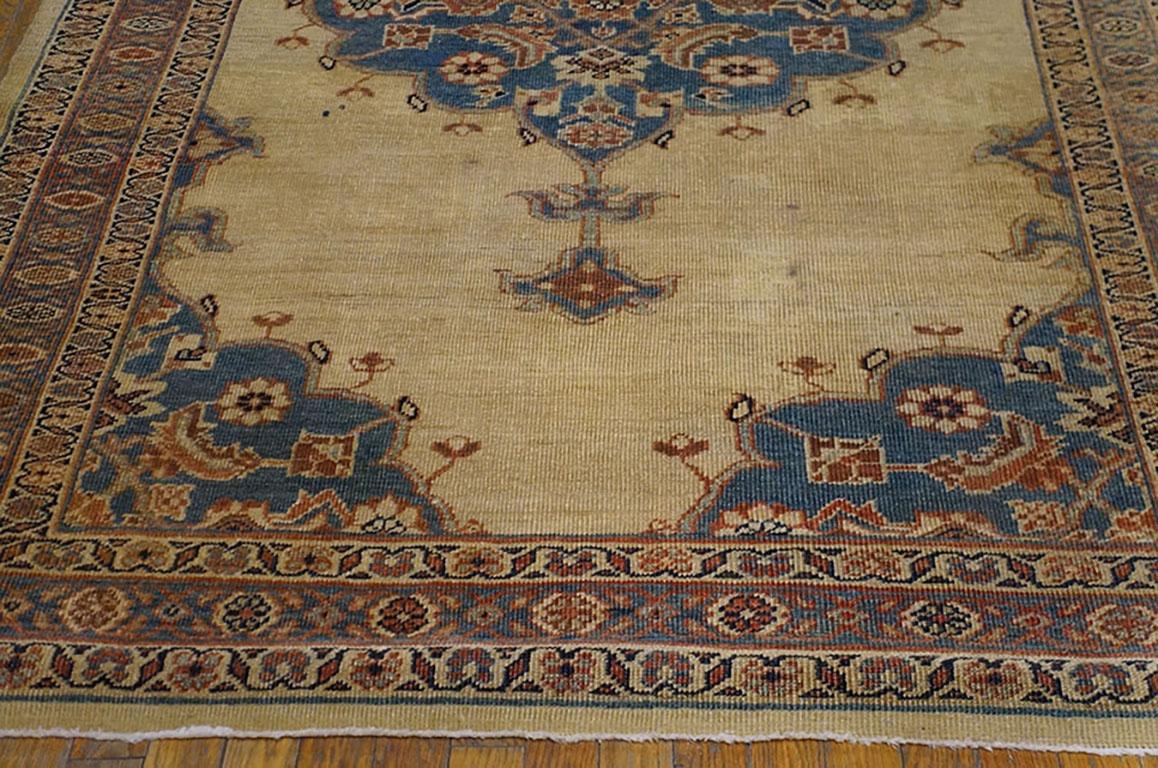 Wool Antique Sultanabad Persian Rug For Sale