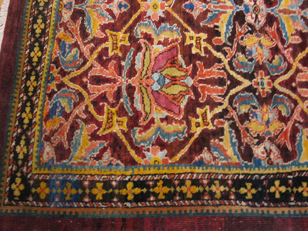 19th Century Persian Ziegler Sultanabad Carpet ( 5' x 9'2
