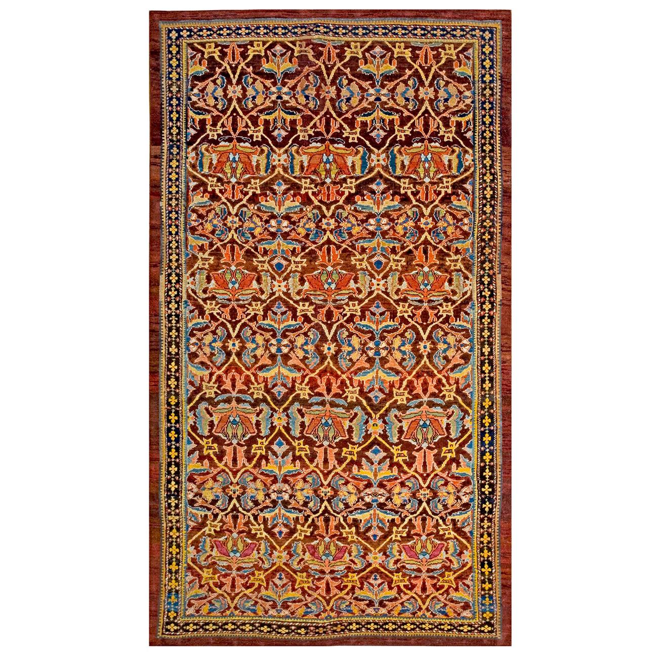 Antique Sultanabad Persian Rug 5' 0" x 9' 2" For Sale