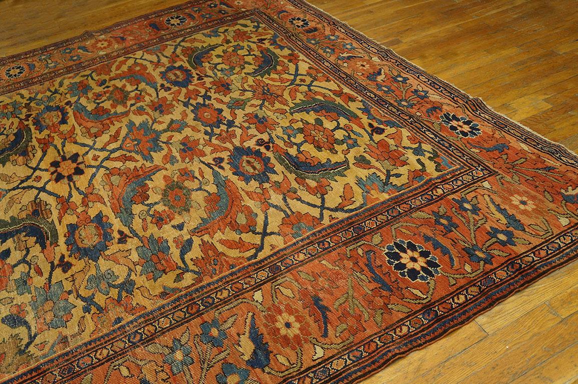 Antique Sultanabad Persian Rug For Sale 1