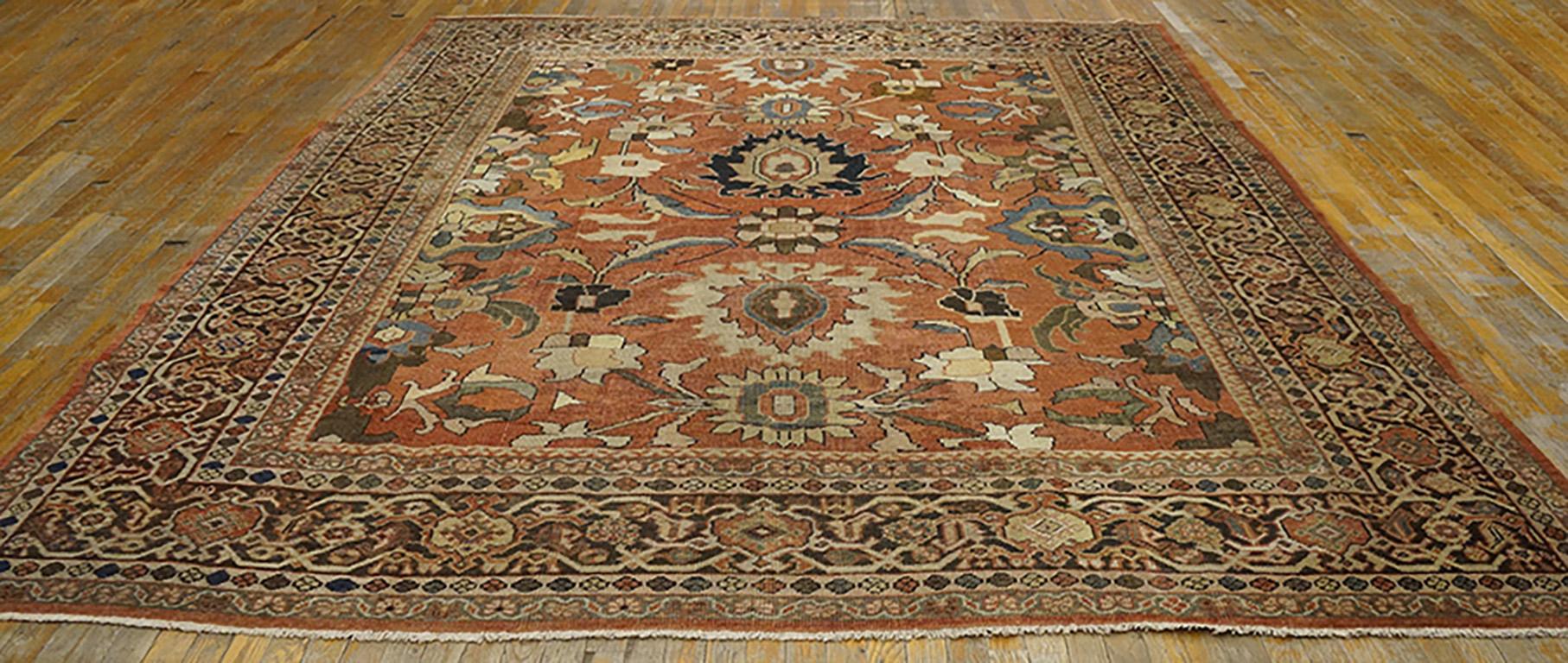 Tapis persan antique Sultanabad 9'4 