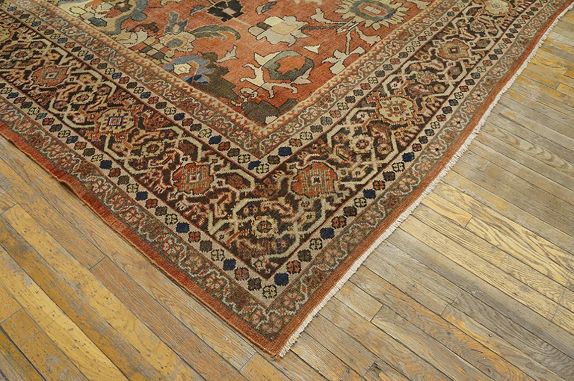 Hand-Knotted Antique Sultanabad Persian Rug 9' 4