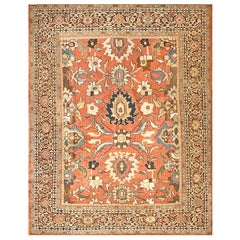 Antico tappeto persiano Sultanabad Rugs 9' 4" x 11' 7"