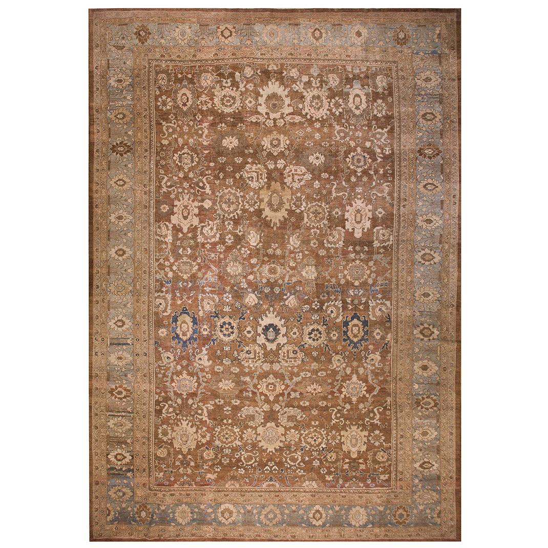 19th Century Persian Sultanabad Carpet ( 14' x 20' x - 425 x 610 ) For Sale