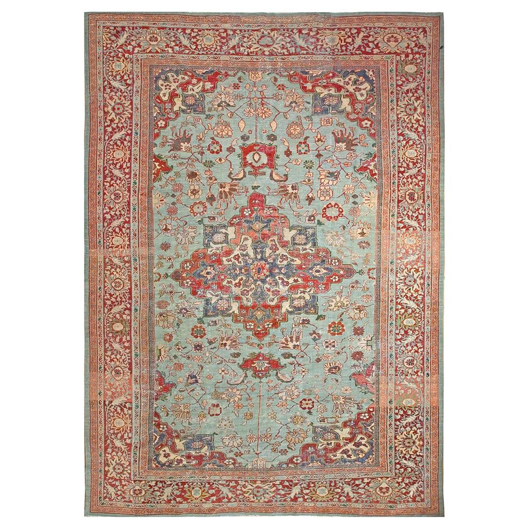 Late 19th Century Persian Sultanabad Carpet ( 10'8" x 14'8" - 325 x 447 )