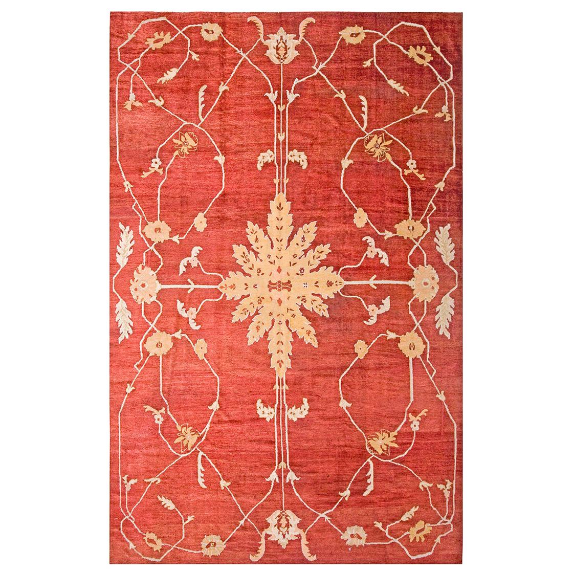 Antique Sultanabad Persian Rug 9' 0" x 13' 8" For Sale